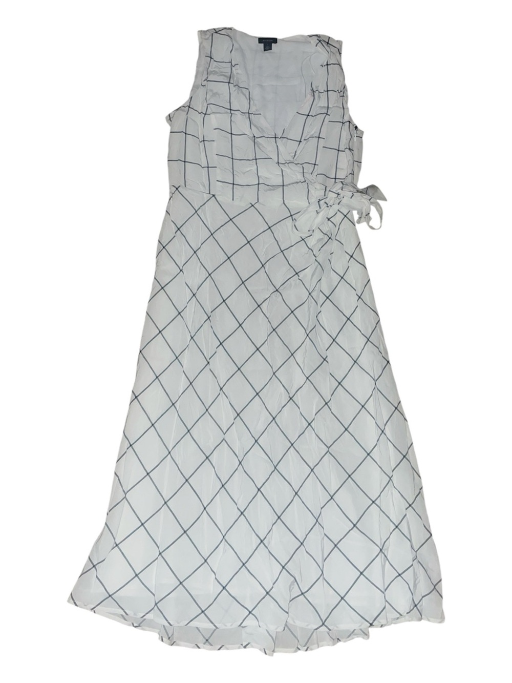 NWT halogen black and white midi dress